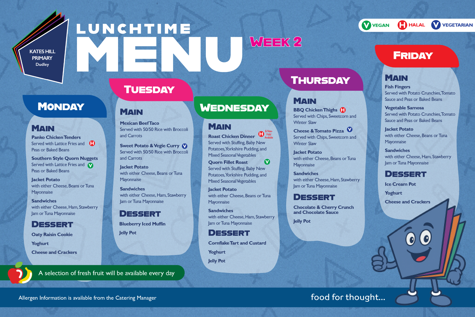 Menu Week 2
